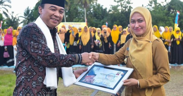 Bupati Luwu Utara Hadiri Halalbihalal BMKT di Lapangan Batu Alang