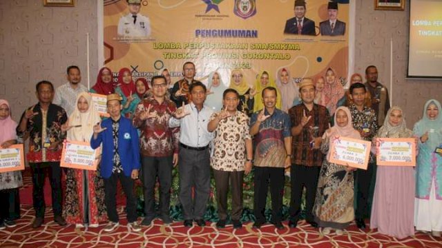 Dinas Arpus Provinsi Gorontalo Gelar Lomba Perpustakaan Tingkat SMA Sederajat