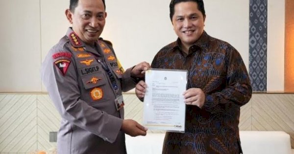 Erick Thohir Serahkan Jadwal Liga 1 ke Kapolri, Masalah Perizinan Rampung 