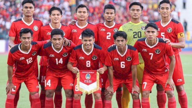 Starting Timnas Indonesia U-22 melawan Timnas Vietnam U-22 di semifinal Sea Games 2023 yang berakhir dengan kemenangan Indonesia 3-2, Sabtu (13/5/2023).