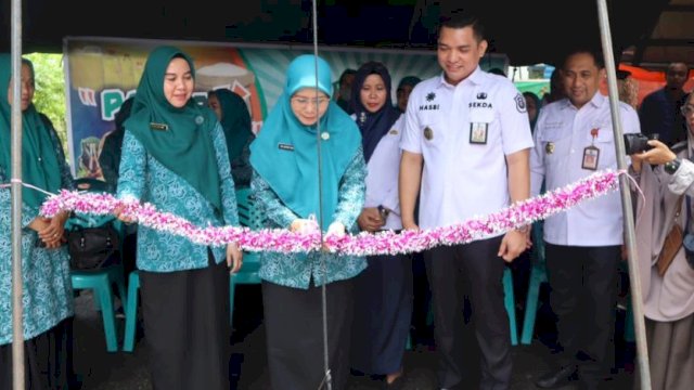 Tekan Inflasi, TPID Gandeng PKK Takalar Gelar Gebyar Pasar Murah Ramadan