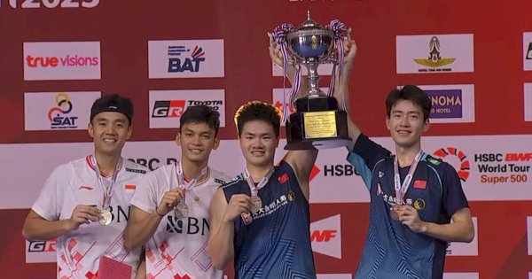 Bagas/Fikri Kalah, Liang/Wang Hattrick Tumbangkan Indonesia di Thailand Open 2023
