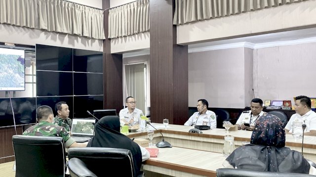 Sekda Pimpin Rakor Segmen Batas Wilayah Administratif Kabupaten Maros