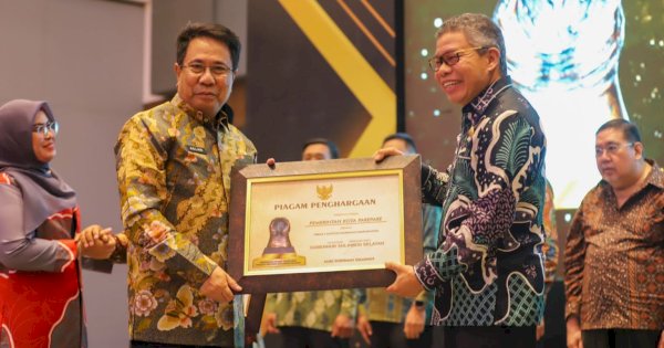 Berpihak dan Peduli Pekerja, Wali Kota Parepare Dapat Penghargaan Paritrana