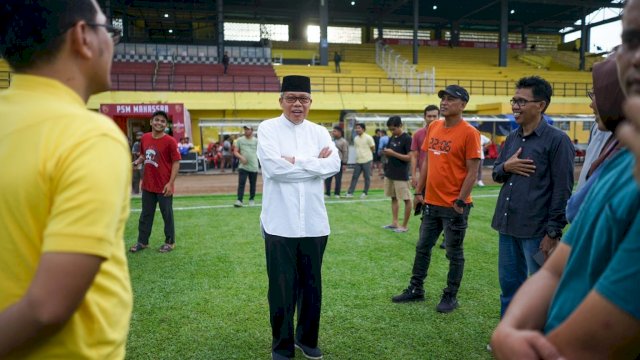 Taufan Pawe Tinjau Kesiapan Stadion GBH Parepare Jelang Laga Puncak PSM vs Borneo