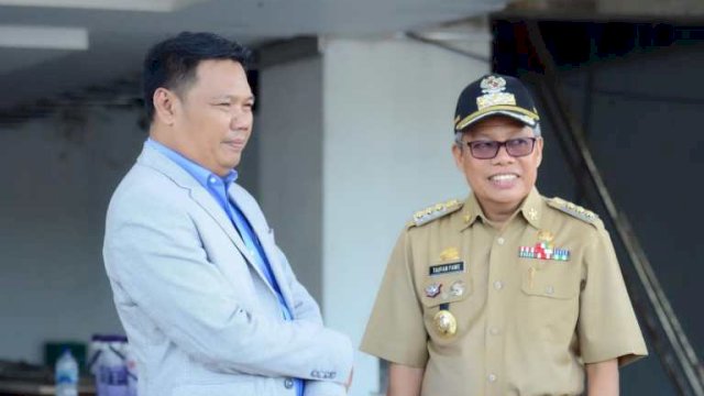 Senangnya Wali Kota Taufan Pawe Air Bersih Tersedia dengan Baik di Stadion GBH