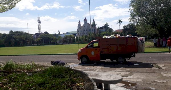 Gerak Cepat Pemkot Parepare Bersihkan Lapangan Andi Makkasau Usai Gelar Salat Idul Fitri