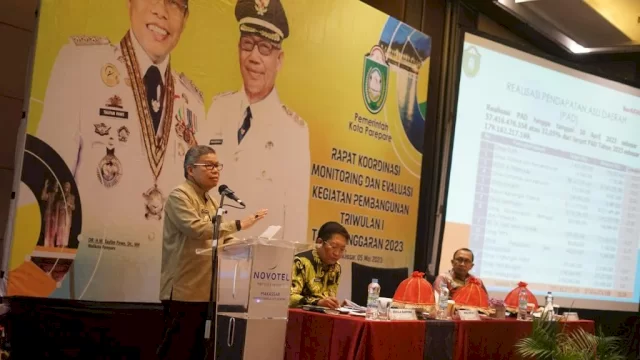 Monev Triwulan I 2023, Taufan Pawe Ungkap Progres Pembangunan di Parepare Telah Capai 25,23 %