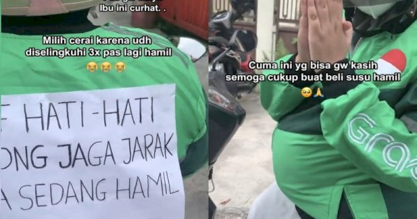 Viral Kisah Pilu Ibu Hamil Rela Jadi Driver Ojol Usai Ditinggal Suami Selingkuh