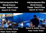 Viral Haji Backpacker Asal Indonesia, Tinggal di Tenda Terpal Tanpa Fasilitas