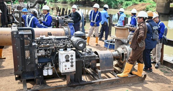 Antisipasi Kemarau Ekstrim, PDAM Makassar Turunkan Pompa Air Baku di Moncongloe