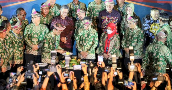 Wali Kota Danny Hadiri Gala Dinner Puncak Syukuran HUT Ke 23 APEKSI di Palembang