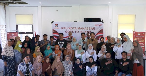 KPU Makassar Goes to Island ke Pulau Barang Lompo