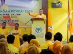 Sampaikan Hasil Rakernas, Taufan Pawe Tegaskan Kader Golkar Sulsel Solid Untuk Airlangga Hartarto