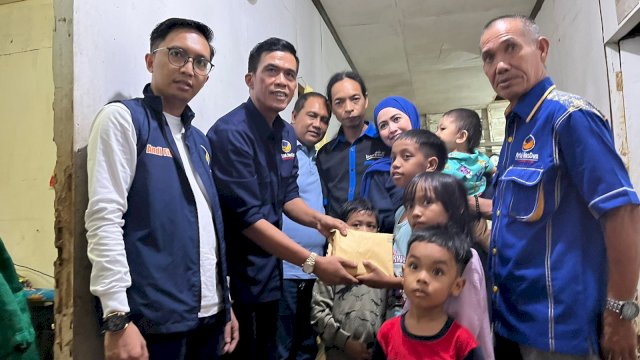 Rusdi Masse-NasDem Bone Bantu 4 Anak Yatim yang Viral untuk Sediakan Tempat Tinggal