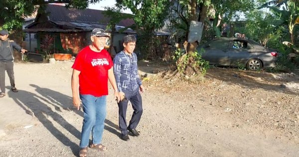 Hamzah Hamid Tinjau Kondisi Jalan dan Drainase di Paccinang 4 dan 5 Kelurahan Tello Baru