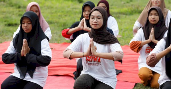 Lestarikan Budaya, Pemuda dan Perempuan Ganjar Gelar Pelatihan Tari Musik di Gowa