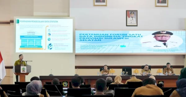 15 OPD Pemprov Sulsel Teken Komitmen Bersama Penerapan Satu Data Indonesia