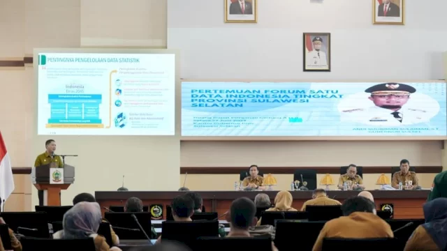 15 OPD Pemprov Sulsel Teken Komitmen Bersama Penerapan Satu Data Indonesia