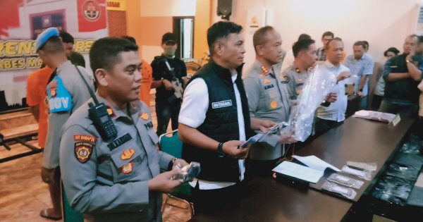 Geng Motor Diringkus Polisi Usai Tebas Korbannya, Satu Pelaku Dihadiahi Timah Panas 