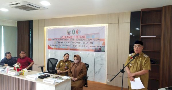 DPRD Sulsel Apresiasi Pemkot Parepare yang Sukses Hadirkan Rumah Sakit Hasri Ainun Habibie