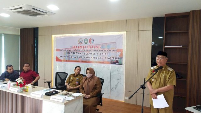 DPRD Sulsel Apresiasi Pemkot Parepare yang Sukses Hadirkan Rumah Sakit Hasri Ainun Habibie