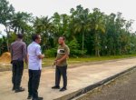 Gubernur Andi Sudirman Tinjau Pembangunan Jalan Akses Bandara Arung Palakka