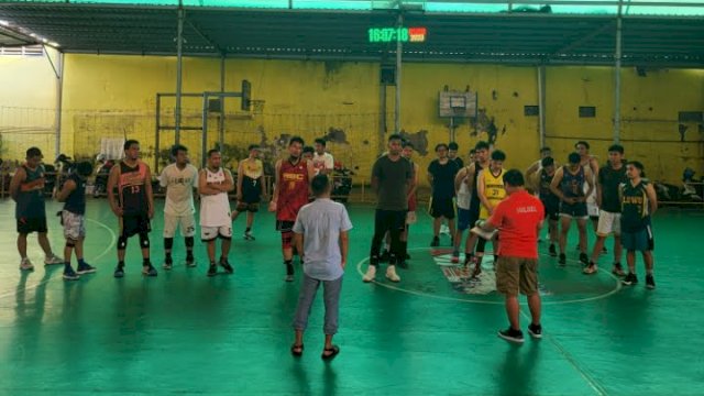 Jelang Pornas XVI Korpri, Pemprov Sulsel Gelar Seleksi Cabor Bola Basket 