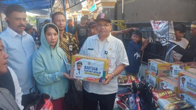 Gubernur Sulsel Pastikan Pemenuhan Bantuan ke Korban Kebakaran di Andi Djemma 