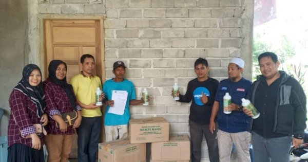 9.636 Liter POC Mukti Hasil Tersalurkan di Kabupaten Luwu Utara