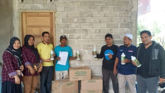 9.636 Liter POC Mukti Hasil Tersalurkan di Kabupaten Luwu Utara