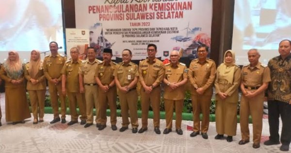 Rapat Penanggulangan Kemiskinan di Makassar, Suaib Mansur: Momentum Baik Samakan Perspsi