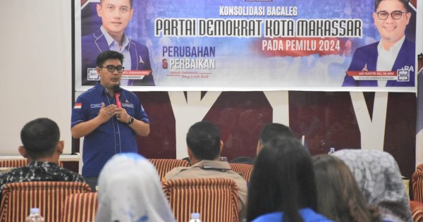 Demokrat Makassar Konsolidasi Bacaleg untuk Wujudkan Kamtibmas Pemilu 2024