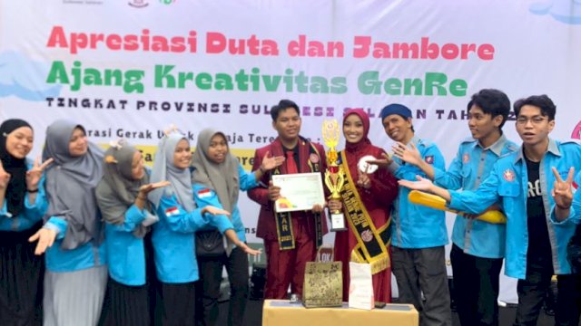 Membanggakan, Duta GenRe Takalar Ukir Prestasi di Ajang ADUJAK se-Sulsel