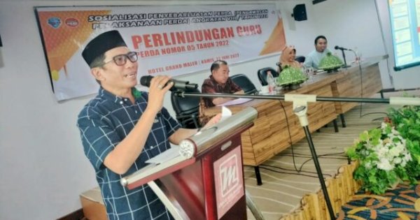 Anggota DPRD Makassar Muchlis Misbah Sosialisasikan Perda tentang Perlindungan Guru