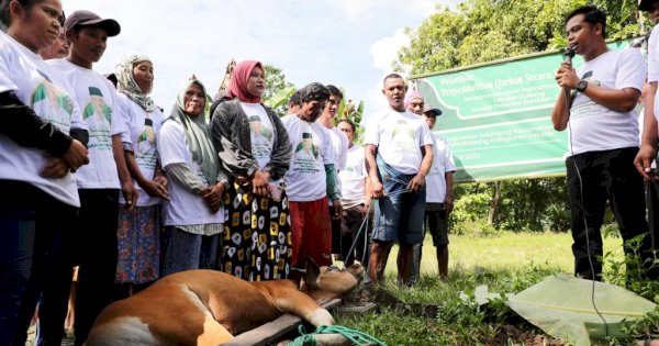 Di Momen Idul Adha, GP Takalar Bikin Pelatihan Penyembelihan Hewan Kurban