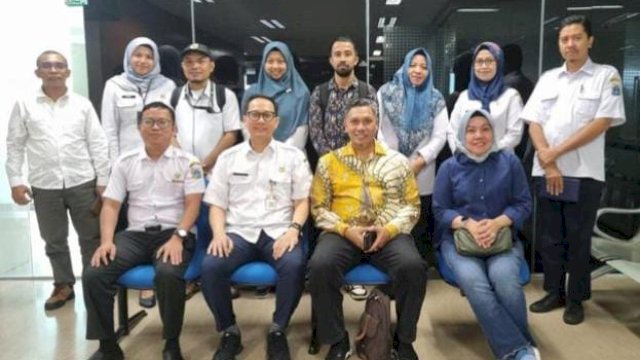 Dinas Komunikasi dan Informatika (Kominfotik) Provinsi Gorontalo,saat melakukan studi komparasi ke Kominfotik DKI Jakarta dalam rangka meningkatkan pemahaman dan keterampilan dalam bidang statistik, Rabu (5/7/2023).