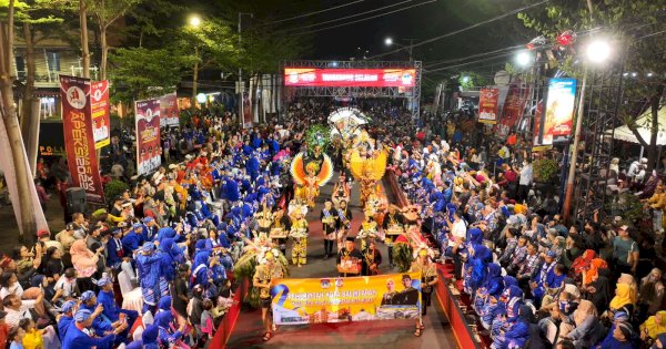 56 Kota Se-Indonesia Ramaikan Karnaval Budaya APEKSI di Makassar