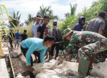 TNI dan Masyarakat Bone Bolango Gorontalo Jalankan Program TMMD 