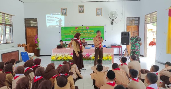 Pasiter Kodim 1304 Gorontalo Beri Penyuluhan Bela Negara ke Siswa Siswi SMA