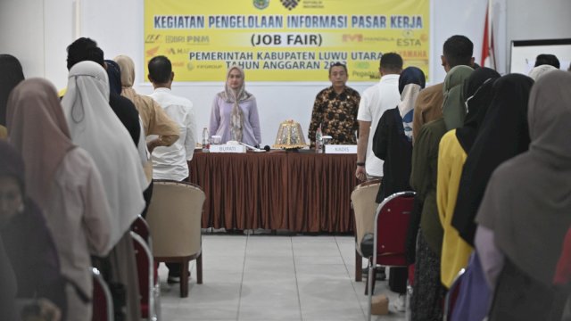 Buka Job Fair, Bupati Indah Tegaskan Pekerja Lokal Diprioritaskan