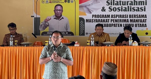 Serap Aspirasi, Muhammad Fauzi Temui Warga Penerima Manfaat di Masamba