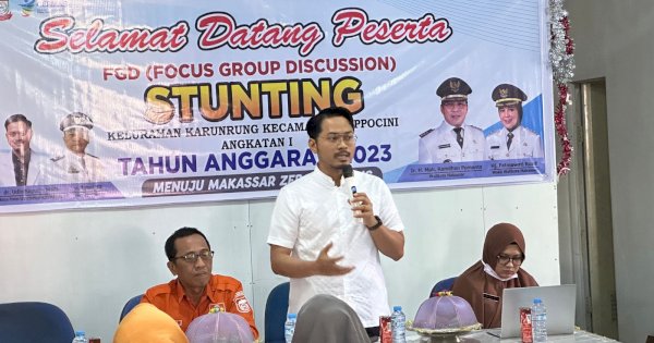 Optimis Makassar Capai Zero Stunting, dr Udin Malik Bersama Warga Karunrung Sevisi