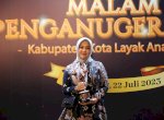 Terima Langsung Penghargaan KLA, Wawali Makassar Harap Tahun Depan Raih Kategori Utama