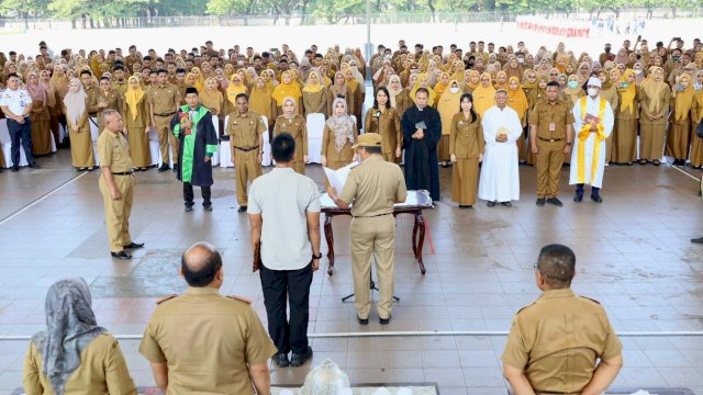 Danny Pomanto Lantik 829 Pejabat Fungsional Tertentu, Ini yang Disampaikan