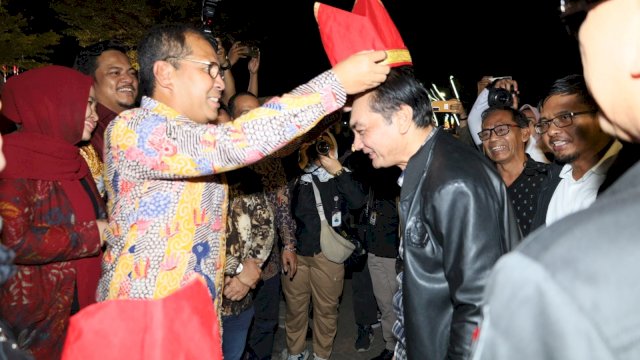 Wali Kota Makassar Moh Ramdhan Pomanto saat Gala Dinner bersama KPU se-Indonesia, di City Of Makassar, Rabu (26/07/2023).