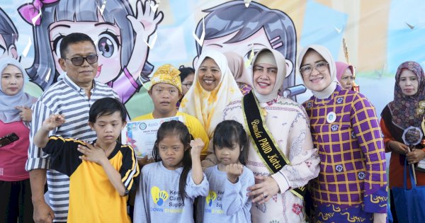 Semarak Hari Anak Nasional, Bunda PAUD Makassar Gelar Lomba Mewarnai