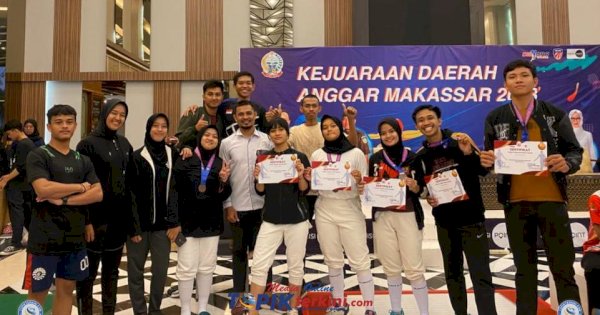 Atlet Anggar Takalar Persembahkan 5 Medali di Debut Perdana
