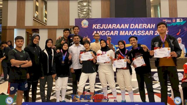 Atlet Anggar Takalar Persembahkan 5 Medali di Debut Perdana
