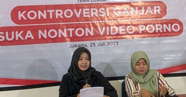 Gegara Ganjar Bilang Suka Nonton Video Porno, PP Wanita Perisai Bikin Sayembara